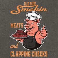 Smoking Meats And Clapping Cheeks Cotton Canvas Backpack