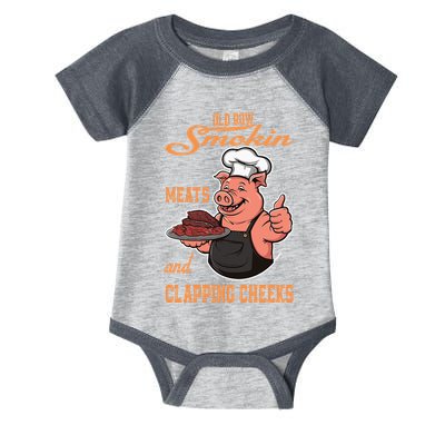Smoking Meats And Clapping Cheeks Infant Baby Jersey Bodysuit