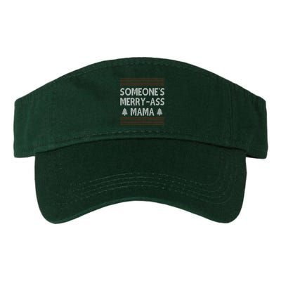 Somones Merry Ass Mama Funny Ugly Christmas Visor