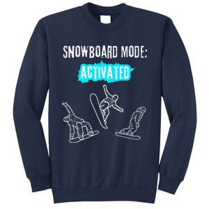 Snowboard Mode Activated Fun Winter Sports Snowboarding Sweatshirt