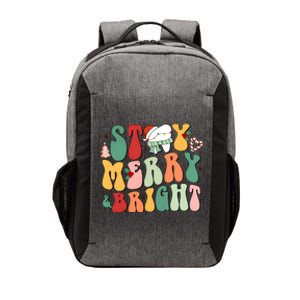 Stay Merry And Bright Christmas Tooth Dental Hygienist Xmas Vector Backpack