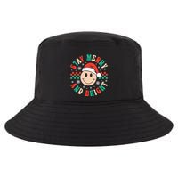 Stay Merry And Bright Retro Groovy Christmas Cool Comfort Performance Bucket Hat