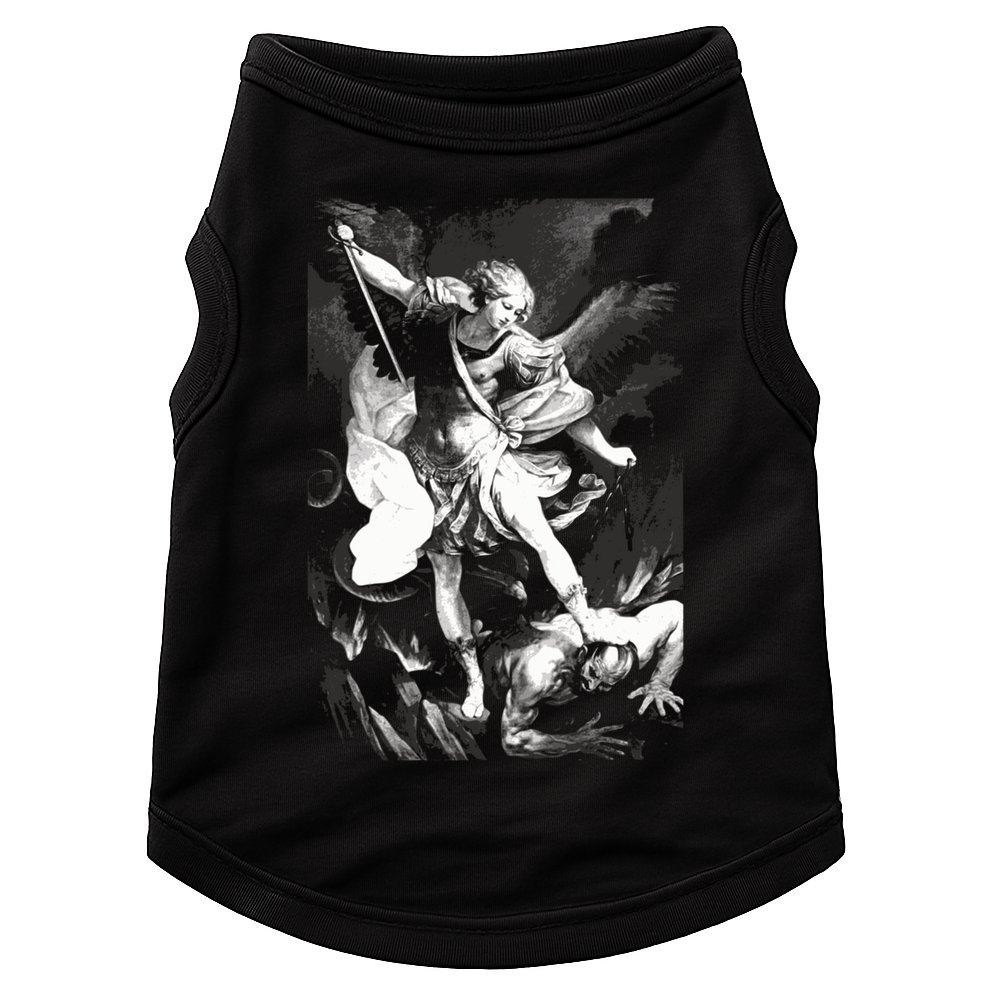 Saint Michael Archangel Angel Catholic Patron Gift Doggie Tank