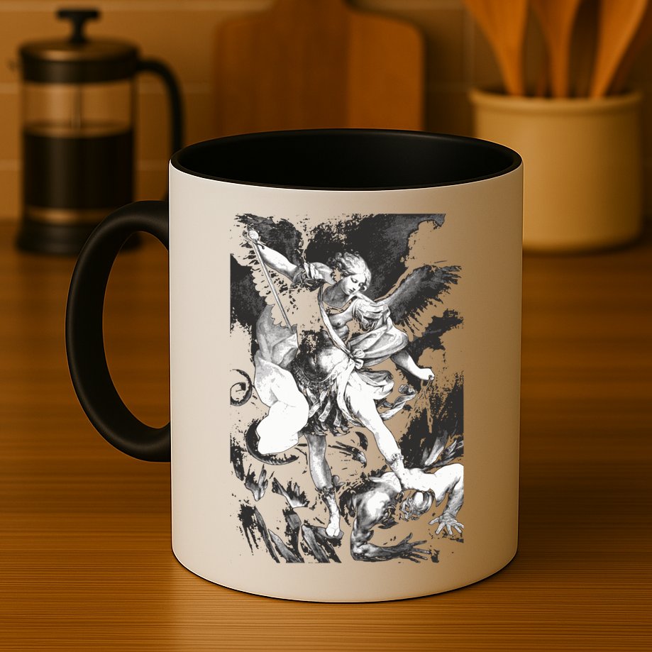 Saint Michael Archangel Angel Catholic Patron Gift Mug