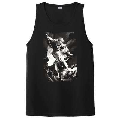 Saint Michael Archangel Angel Catholic Patron Gift PosiCharge Competitor Tank