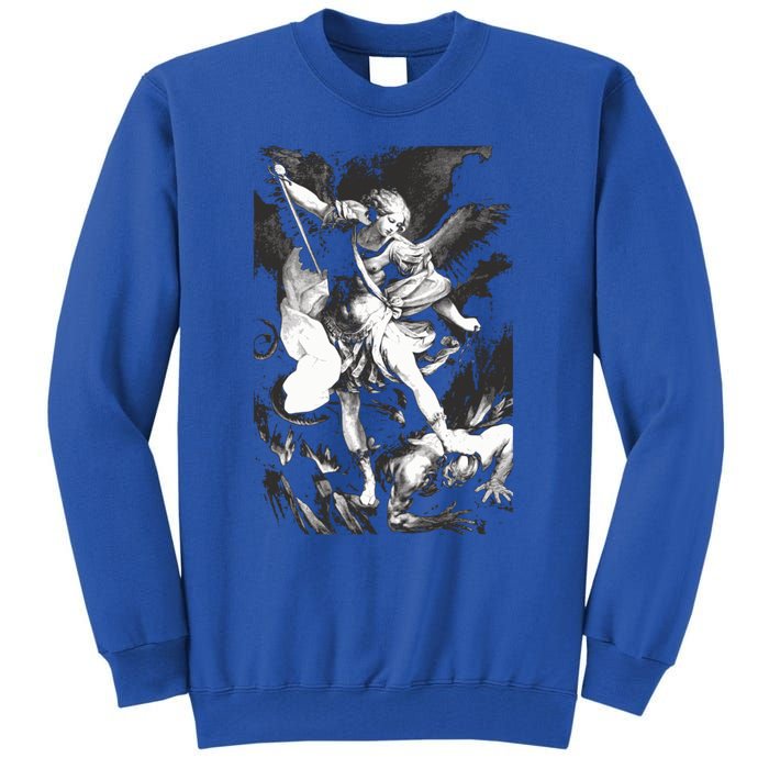 Saint Michael Archangel Angel Catholic Patron Gift Tall Sweatshirt