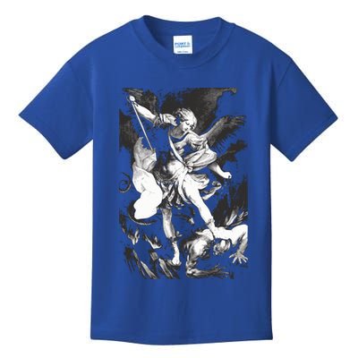 Saint Michael Archangel Angel Catholic Patron Gift Kids T-Shirt