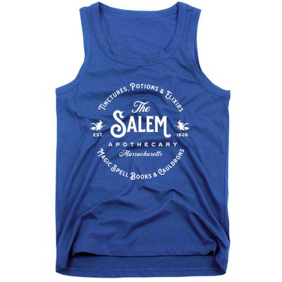 Salem Massachusetts Apothecary Vintage Salem Est 1626 Witch Great Gift Tank Top