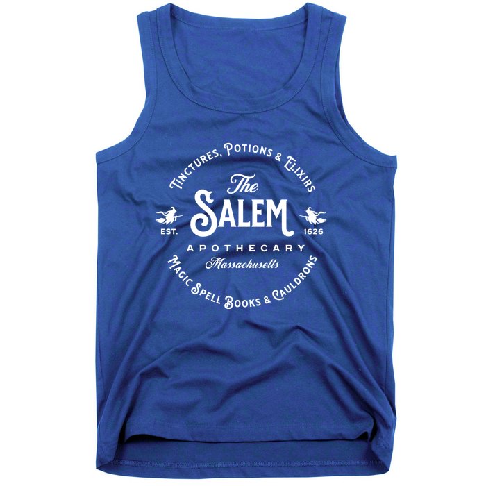 Salem Massachusetts Apothecary Vintage Salem Est 1626 Witch Great Gift Tank Top