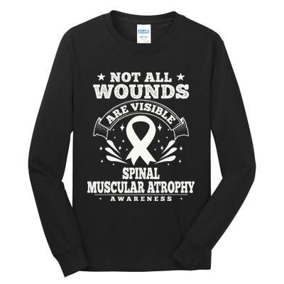 Spinal Muscular Atrophy Warriors SMA Awareness Tall Long Sleeve T-Shirt