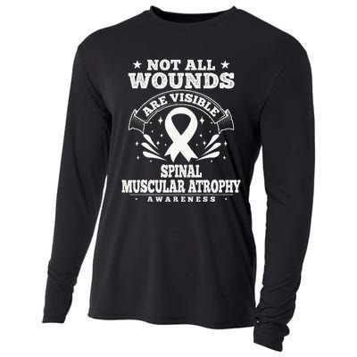 Spinal Muscular Atrophy Warriors SMA Awareness Cooling Performance Long Sleeve Crew