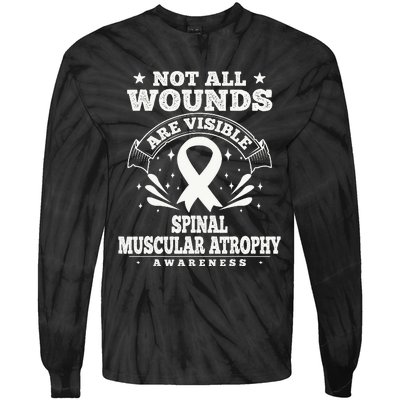 Spinal Muscular Atrophy Warriors SMA Awareness Tie-Dye Long Sleeve Shirt