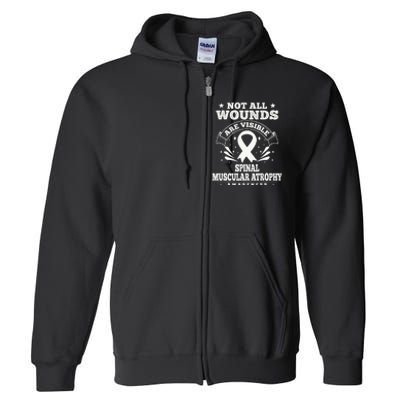 Spinal Muscular Atrophy Warriors SMA Awareness Full Zip Hoodie