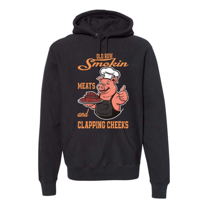 Smoking Meats And Clapping Cheeks Funny Premium Hoodie