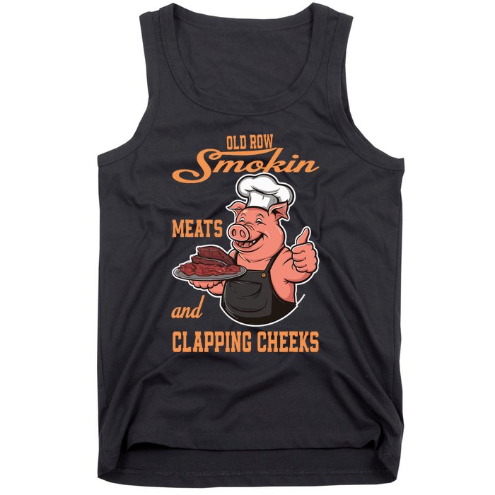 Smoking Meats And Clapping Cheeks Funny Tank Top