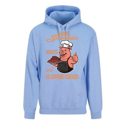 Smoking Meats And Clapping Cheeks Funny Unisex Surf Hoodie