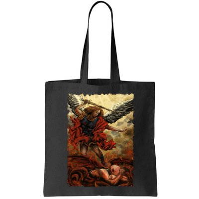 Saint Michael ArchAngel Painting Bag