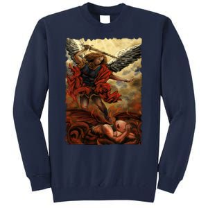 Saint Michael ArchAngel Painting Tall Sweatshirt