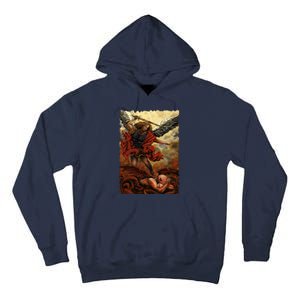 Saint Michael ArchAngel Painting Tall Hoodie