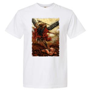 Saint Michael ArchAngel Painting Garment-Dyed Heavyweight T-Shirt