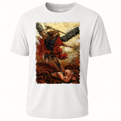Saint Michael ArchAngel Painting Performance Shirt