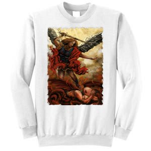 Saint Michael ArchAngel Painting Sweatshirt