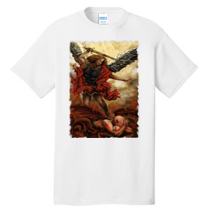 Saint Michael ArchAngel Painting Tall T-Shirt