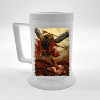 Saint Michael ArchAngel Painting Beer Stein