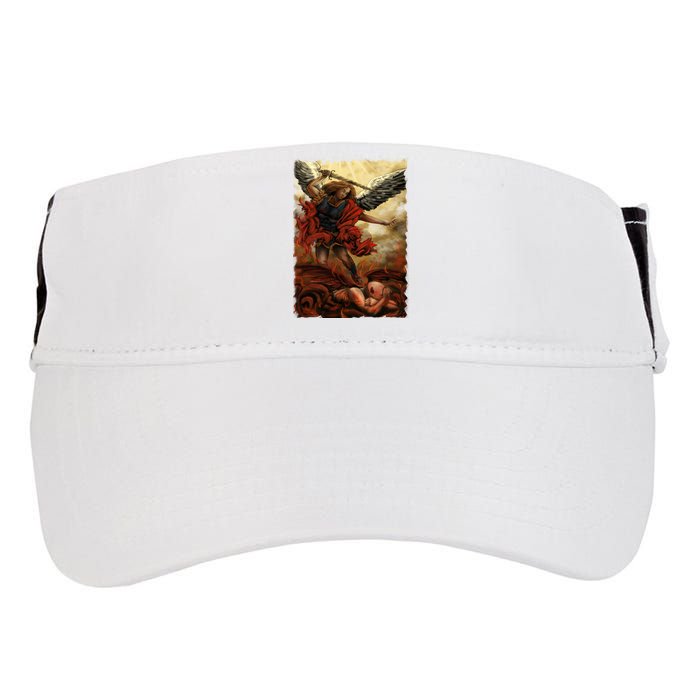 Saint Michael ArchAngel Painting Adult Drive Performance Visor