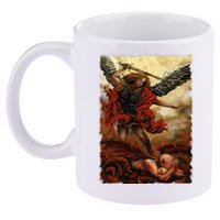 Saint Michael ArchAngel Painting 11oz C Handle Ceramic Mug