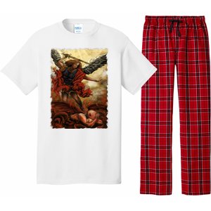 Saint Michael ArchAngel Painting Pajama Set