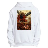 Saint Michael ArchAngel Painting Urban Pullover Hoodie