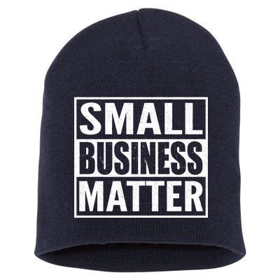 Small Business Matter Short Acrylic Beanie