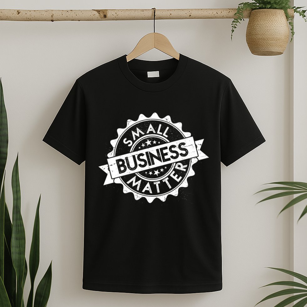 Small Business Matter Stamp Emblem T-Shirt