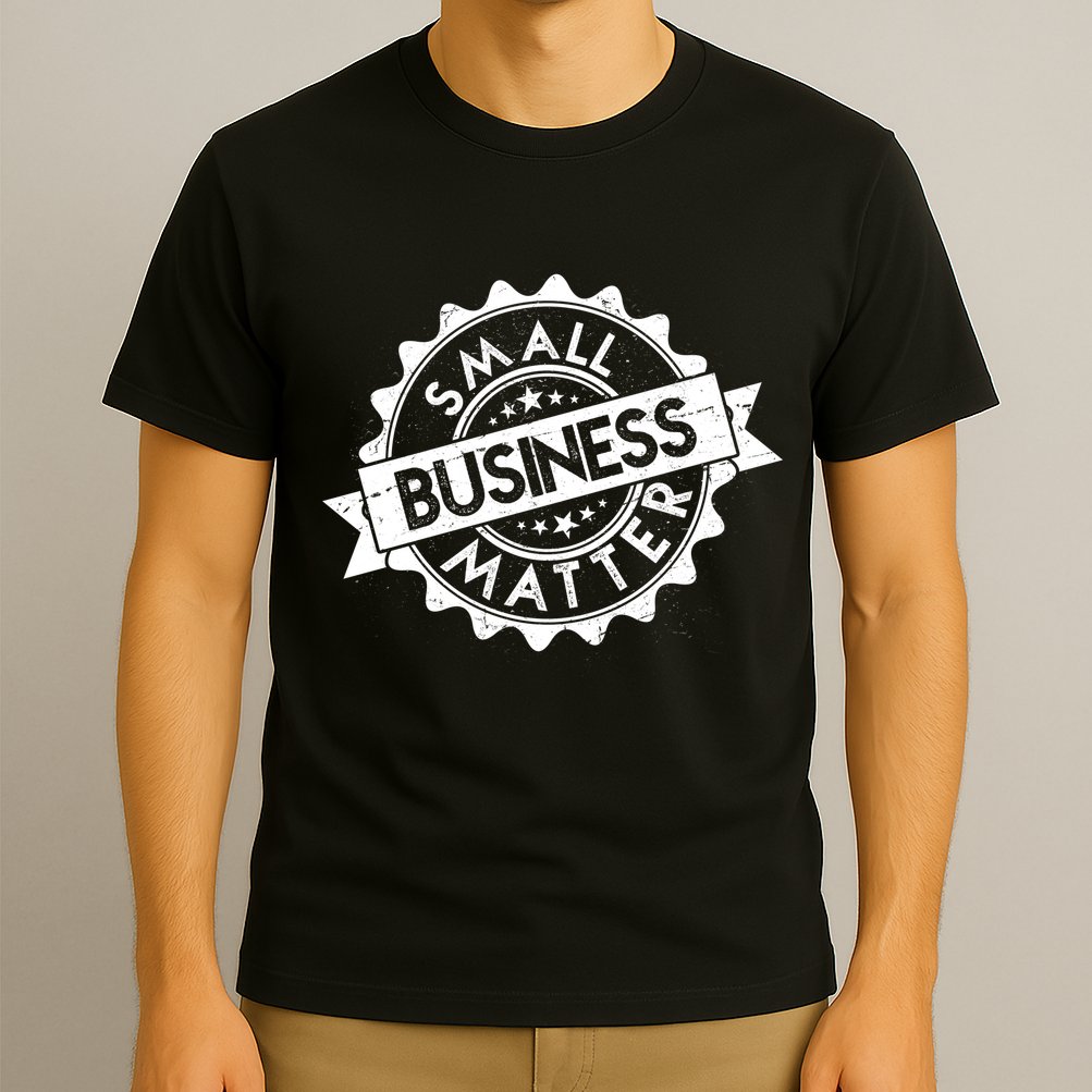 Small Business Matter Stamp Emblem T-Shirt