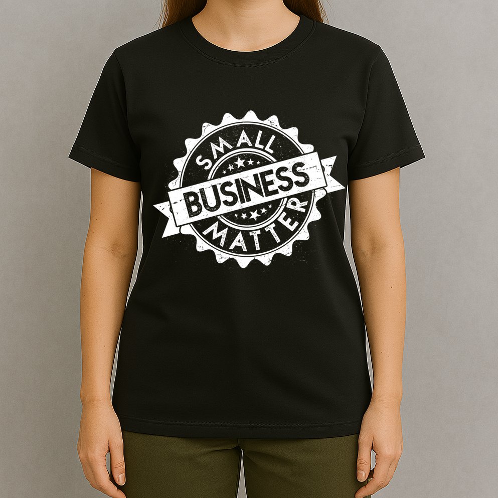 Small Business Matter Stamp Emblem T-Shirt