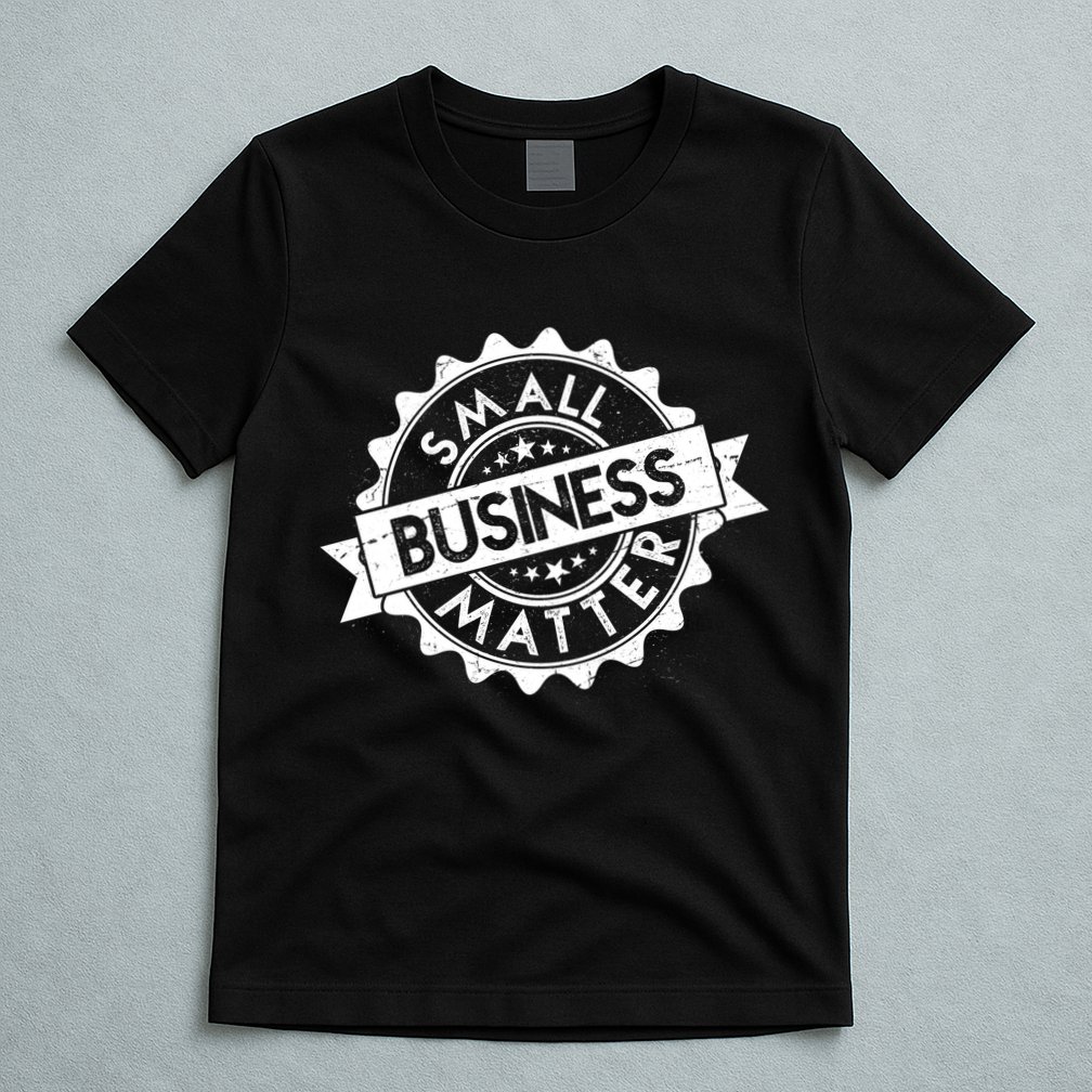 Small Business Matter Stamp Emblem T-Shirt