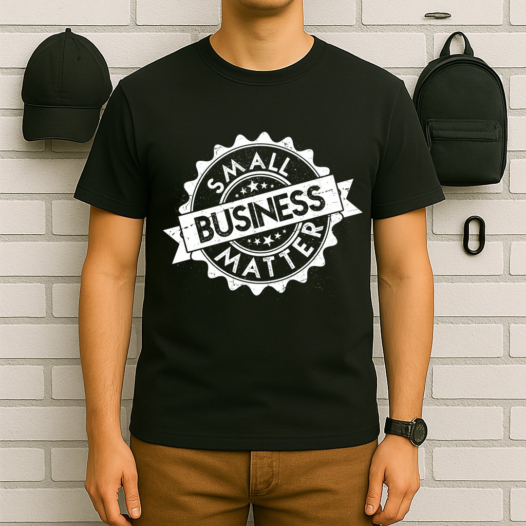 Small Business Matter Stamp Emblem T-Shirt