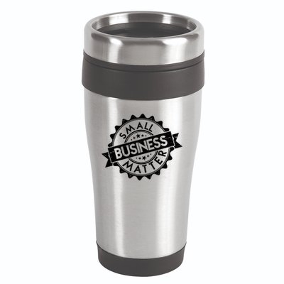Small Business Matter Stamp Emblem 16oz Travel Tumbler