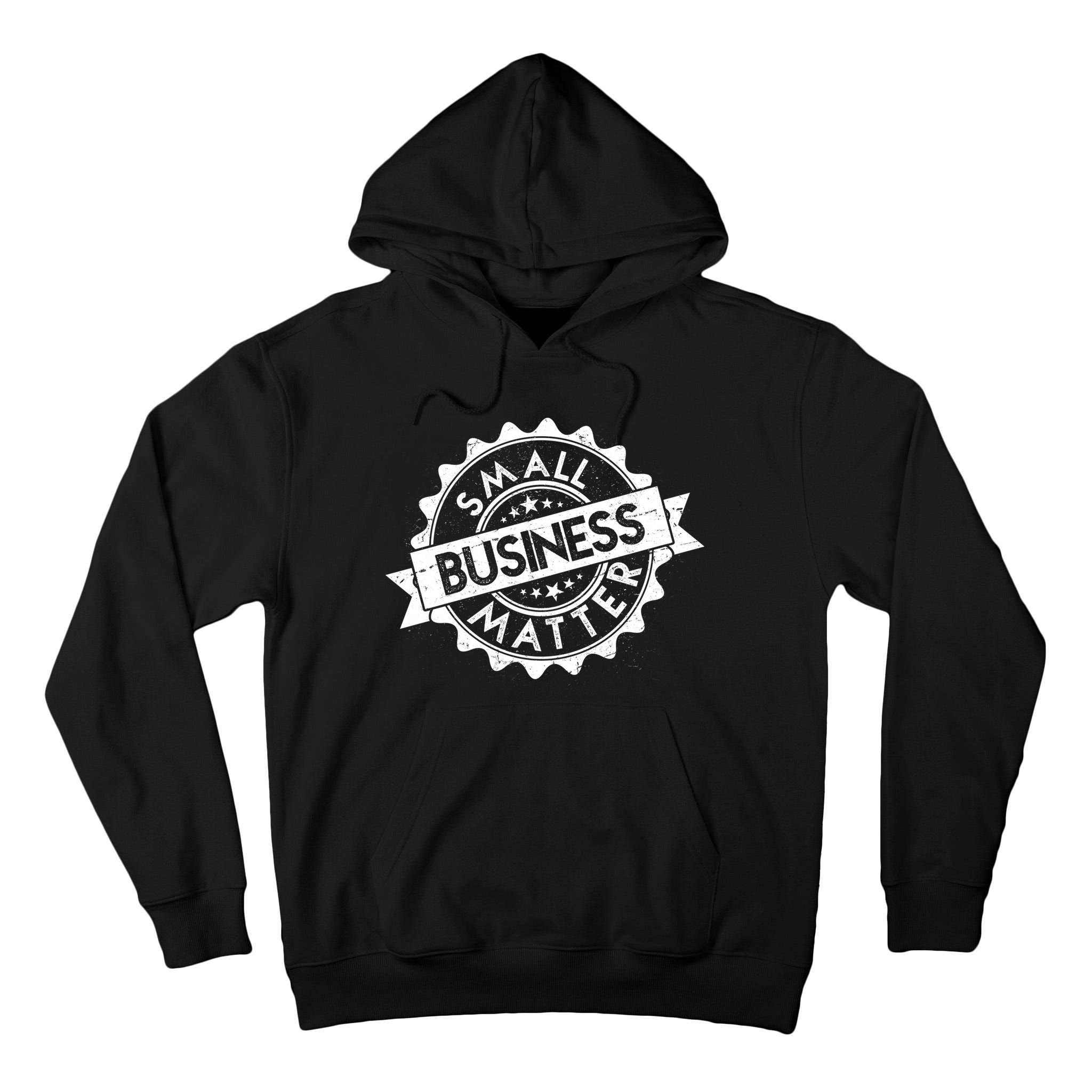 Small Business Matter Stamp Emblem Tall Hoodie