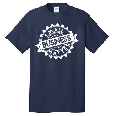 Small Business Matter Stamp Emblem Tall T-Shirt