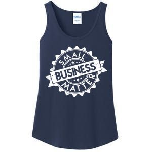 Small Business Matter Stamp Emblem Ladies Essential Tank