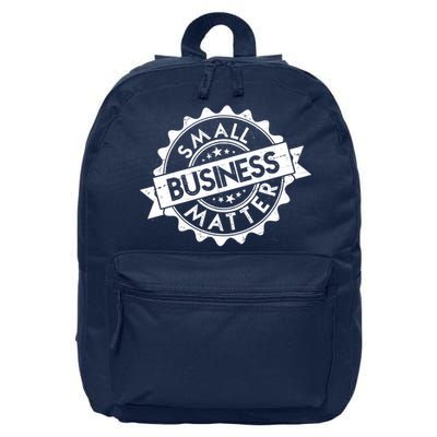 Small Business Matter Stamp Emblem 16 in Basic Backpack