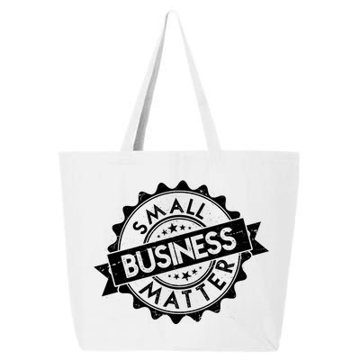 Small Business Matter Stamp Emblem 25L Jumbo Tote