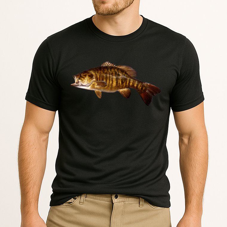 Smallmouth Leap Cooling Performance Crew T-Shirt