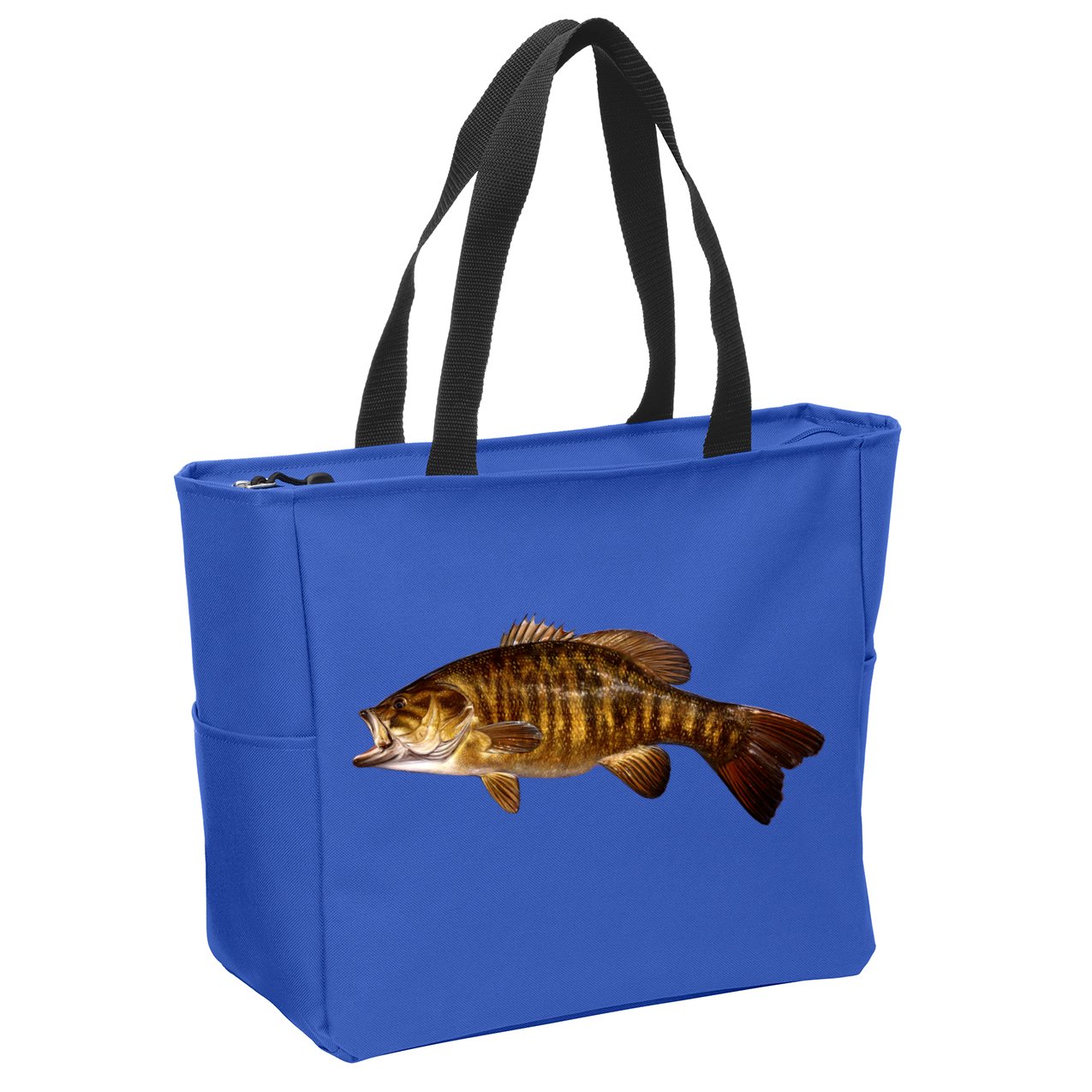 Smallmouth Leap Zip Tote Bag