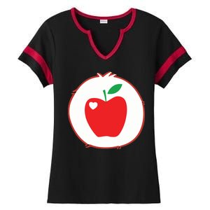 Smart Heart Bear Halloween Costume Ladies Halftime Notch Neck Tee