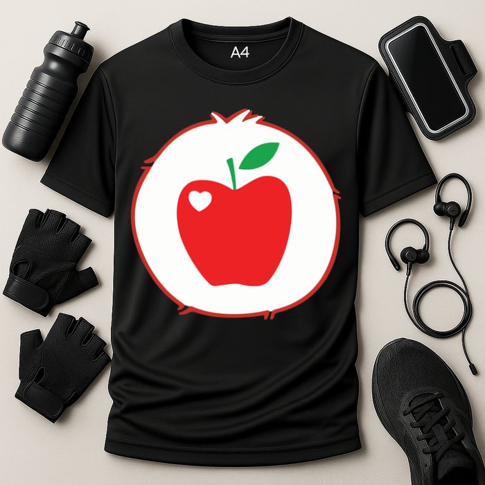 Smart Heart Bear Halloween Costume Cooling Performance Crew T-Shirt