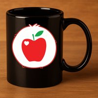 Smart Heart Bear Halloween Costume 11oz C Handle Ceramic Mug