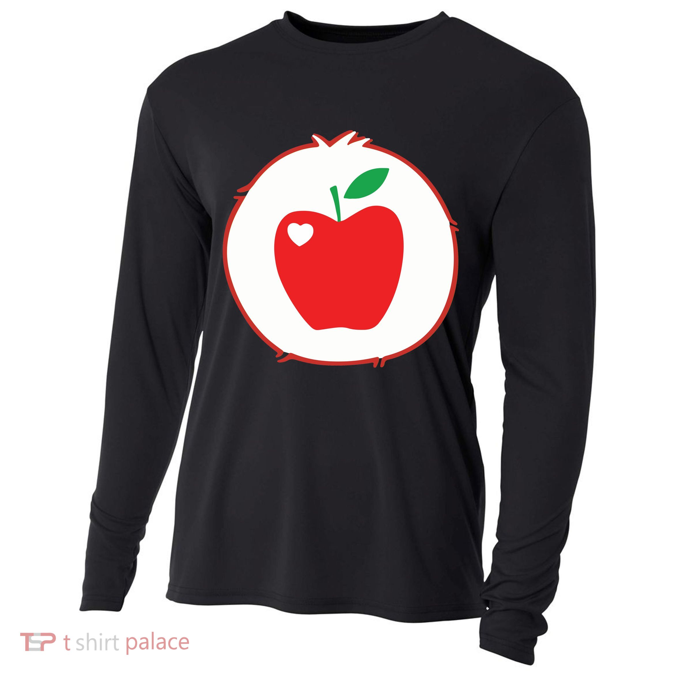 Smart Heart Bear Halloween Costume Cooling Performance Long Sleeve Crew